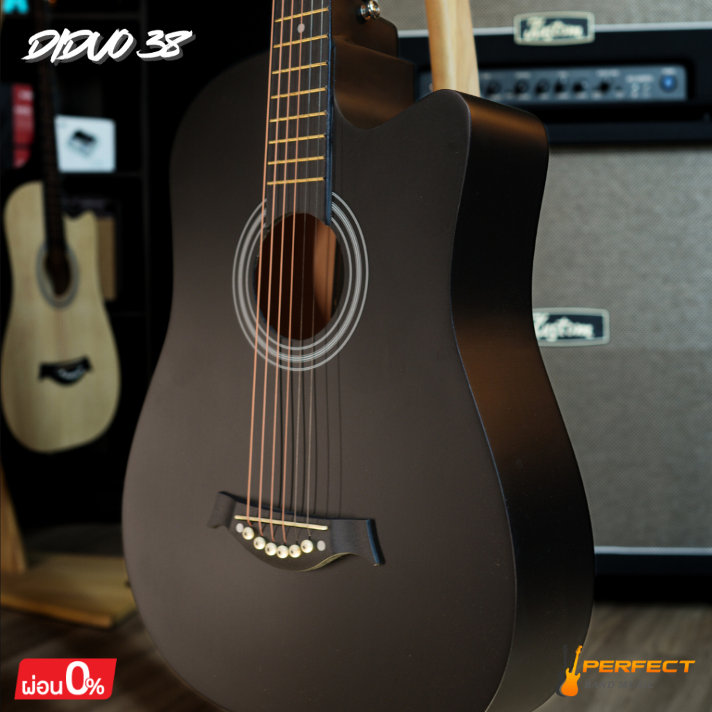 Diduo 38 กีตาร์โปร่ง Diduo  Passion Previn ไซส์ 38 ของแท้ 100% ราคา ถูกที่สุด ดีลบีเคเค แกลเลอรีภาพที่ 6