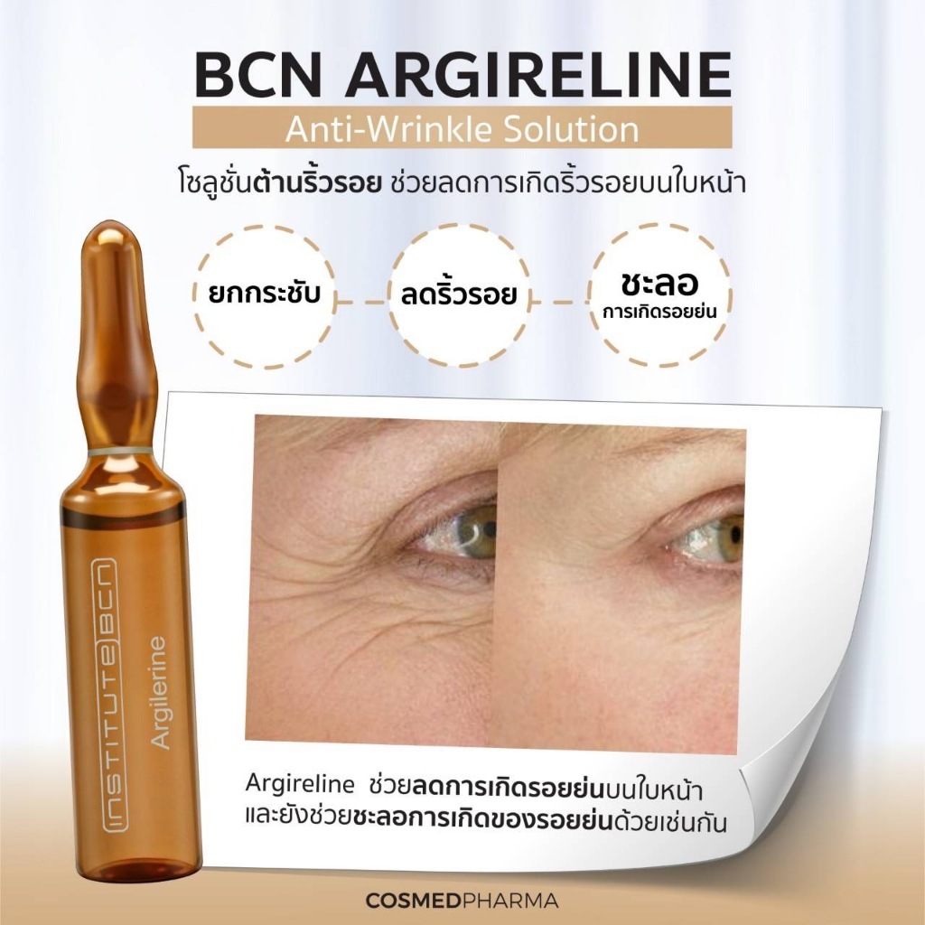Argireline Anti-Wrinkle Solution เซรั่มโบลดริ้วรอย ลดหน้ามัน สิว