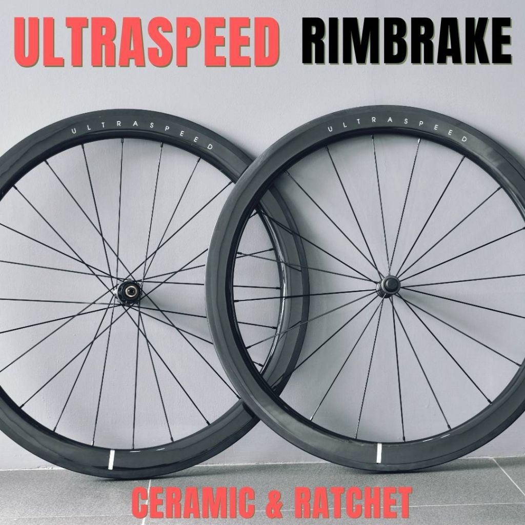 ล้อคาร์บอนUltrateam Rim Brake 2026 Hub rachet36T