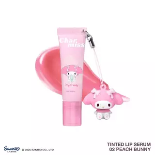 Charmiss Blooming Heart Tinted Lip Serum 8g. เซรั่มกลอสหัวโดนัท สุดน่ารัก พร้อมพวงกุญแจตุ๊กตา