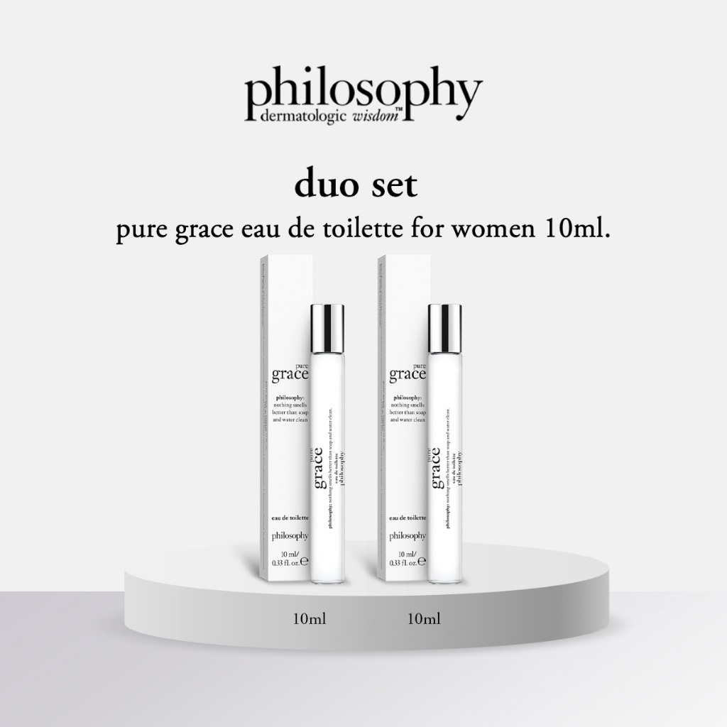 [Exclusive Set] Duo Set - Pure Grace Eau de Toilette Penspray for Women 10ml  น้ำหอมหัวสเปรย์ ขนาด 10 มิลลิลิตร