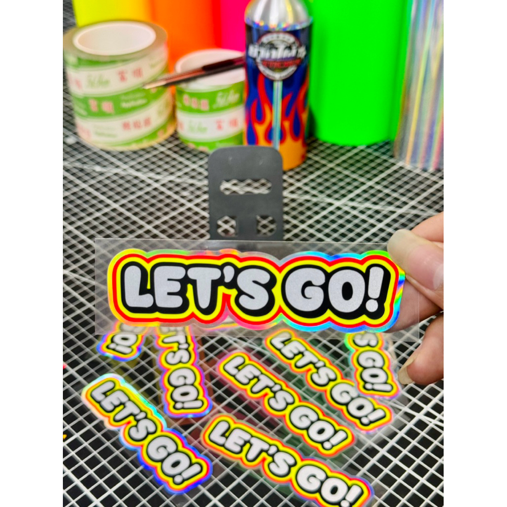 สติ๊กเกอร์ Let’s GO!