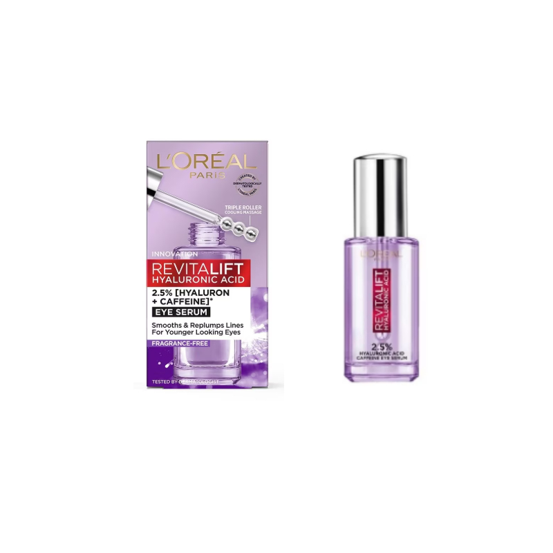 บำรุงผิวรอบดวงตา ลอรีอัล LOREAL REVTALIFT HYALORONIC ACID EYE SERUM 20มล.