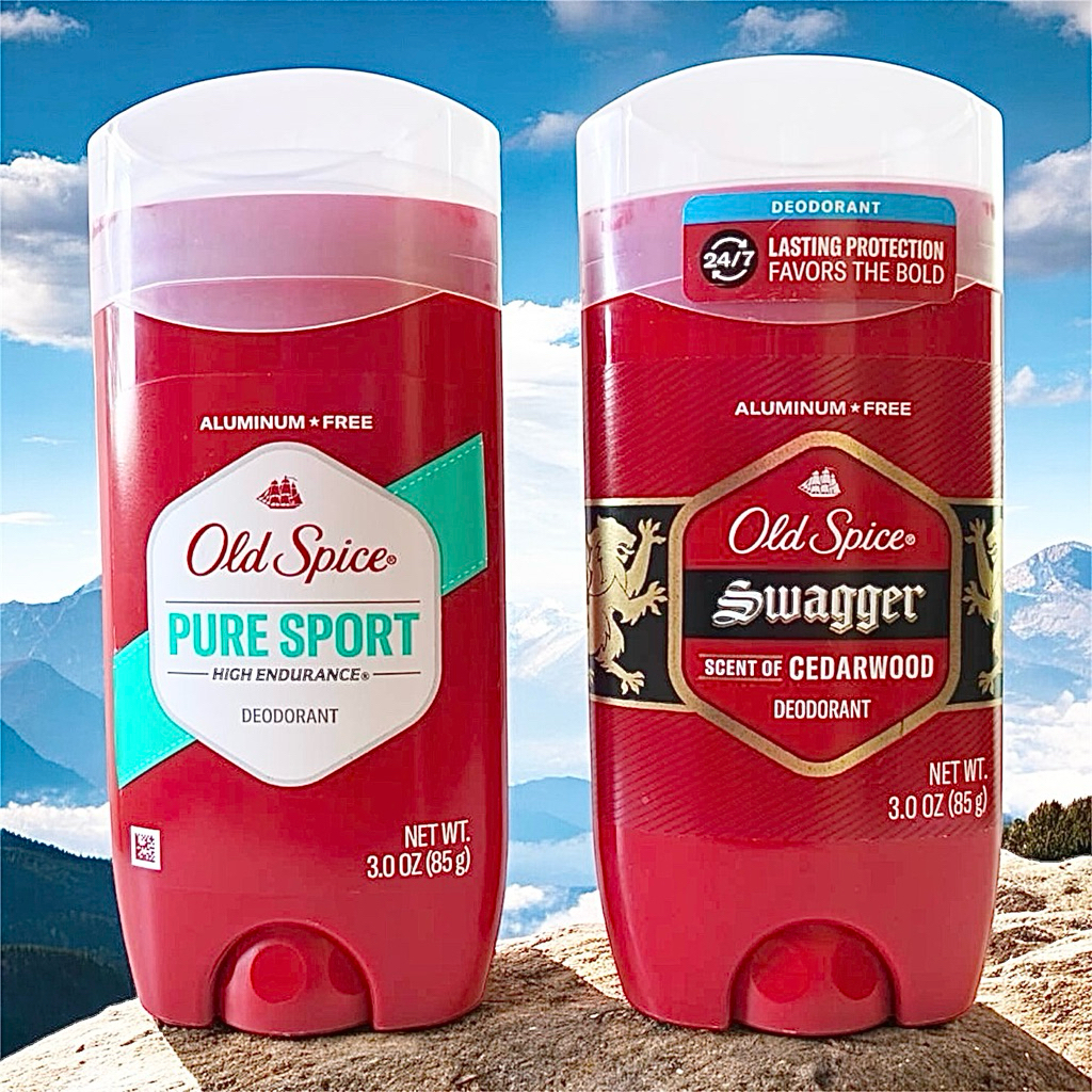 โรลออน ระงับกลิ่นกาย Old spice swagger  และ Old Spice PURE SPORT ระงับกลิ่นกาย 72 ชั่วโมง 85g. (No b