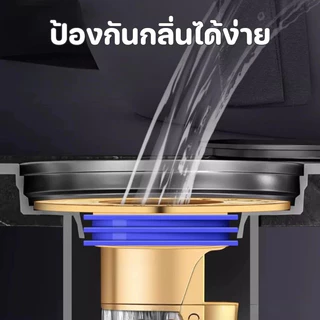แกนท่อระบายน้ํา คุณภาพ ทองเหลือง ท่อระบายน้ำชั้น กันแมลง ขนาดใหญ่ ปิดเอง สําหรับอ่างล้างจาน ห้องน้ํา สะอาดและเป็นระเบียบ