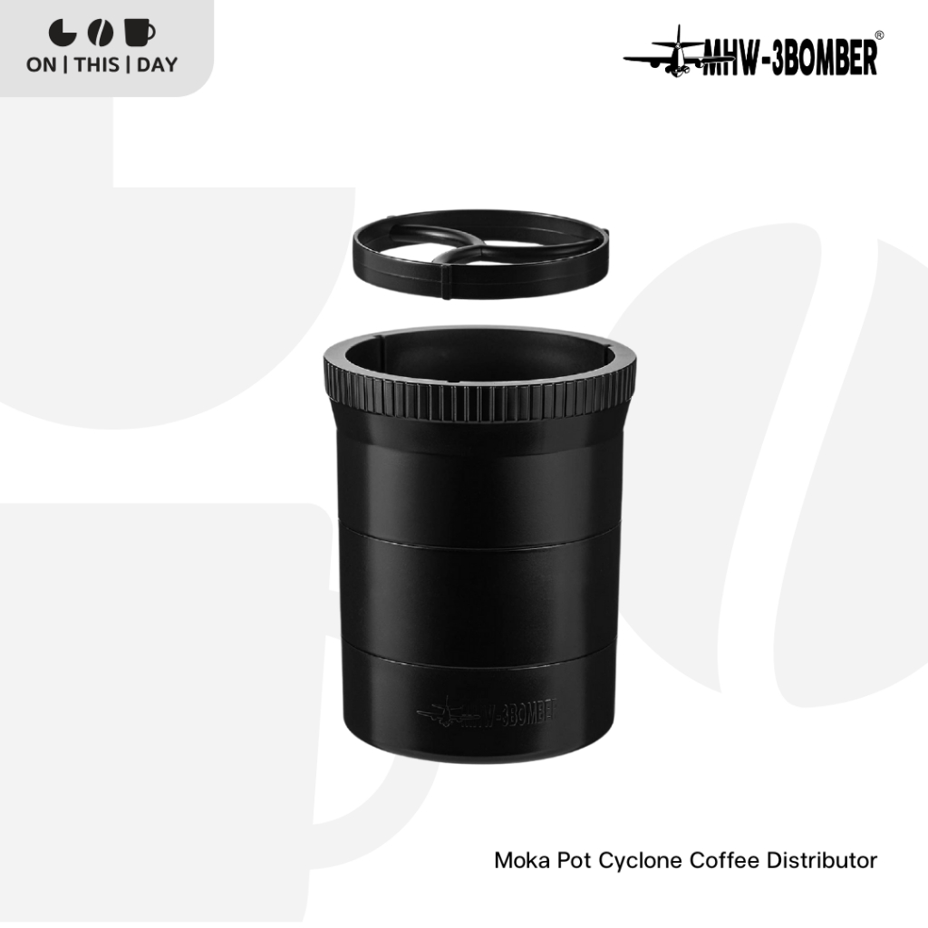 MHW-3BOMBER Moka Pot Cyclone Coffee Distributor  ที่เกลี่ยผงกาแฟสำหรับโมก้าพอท
