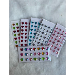 สั่งขั้นต่ำ30บาทต่อออเดอร์(ไม่รวมค่าส่ง) 🍵 สติ๊กเกอร์หัวใจไล่ขนาดมี 4 ขนาด มีสีให้เลือกใช้ติดตกแต่งการ์ด🥟