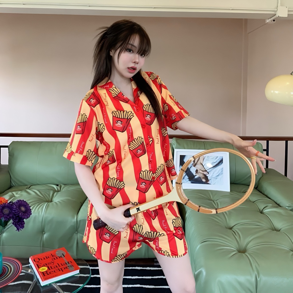 พร้อมส่งชุดนอนวาเลน VALEN BASIC STOREแท้100%(มีและไม่มีหูเชือกกางเกง)