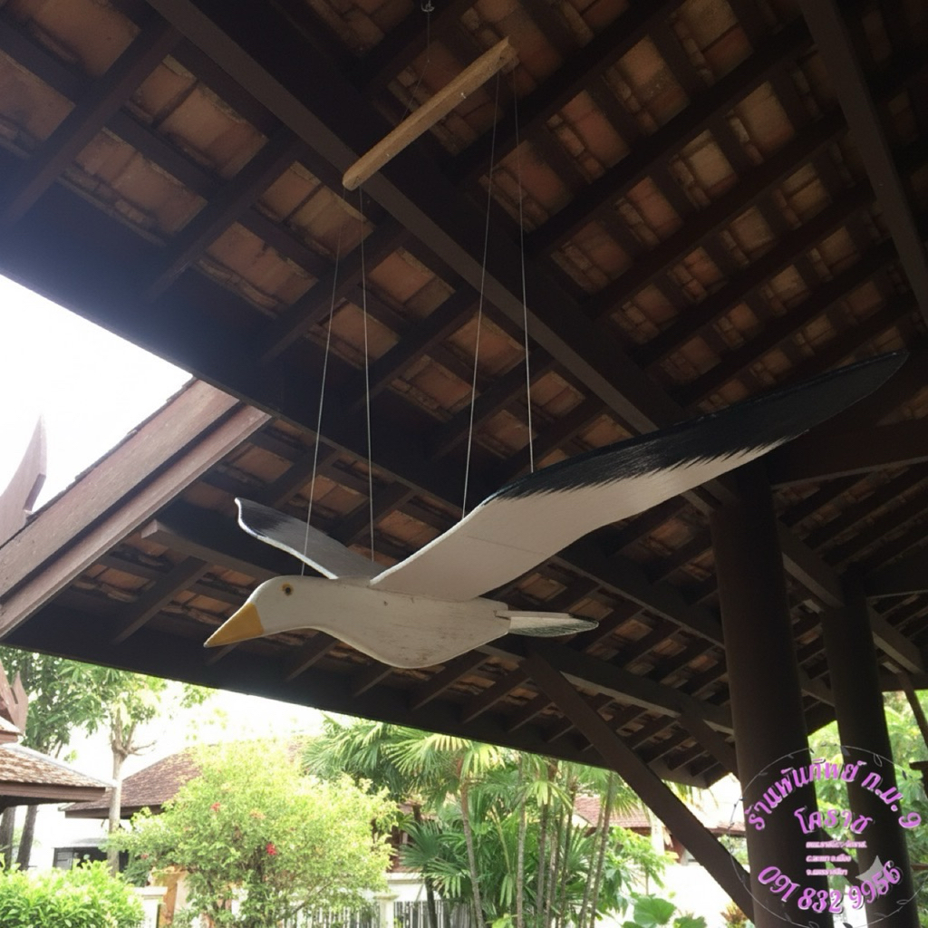 นกไม้ โมบายนก แขวนแต่งบ้าน