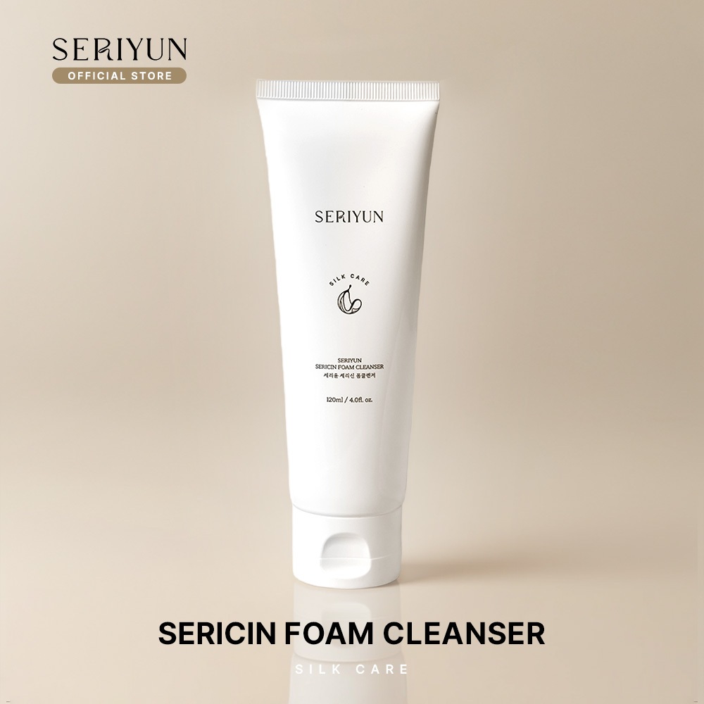 SERIYUN Sericin Foam Cleanser 120ml. โฟมล้างหน้าสูตรอ่อนโยน เซริยูน