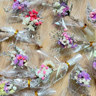 ดอกไม้แห้งมินิ 💐 (จัดส่ง1-2วัน) ขนาดโทนสี ระบุในแชทเลยค่า