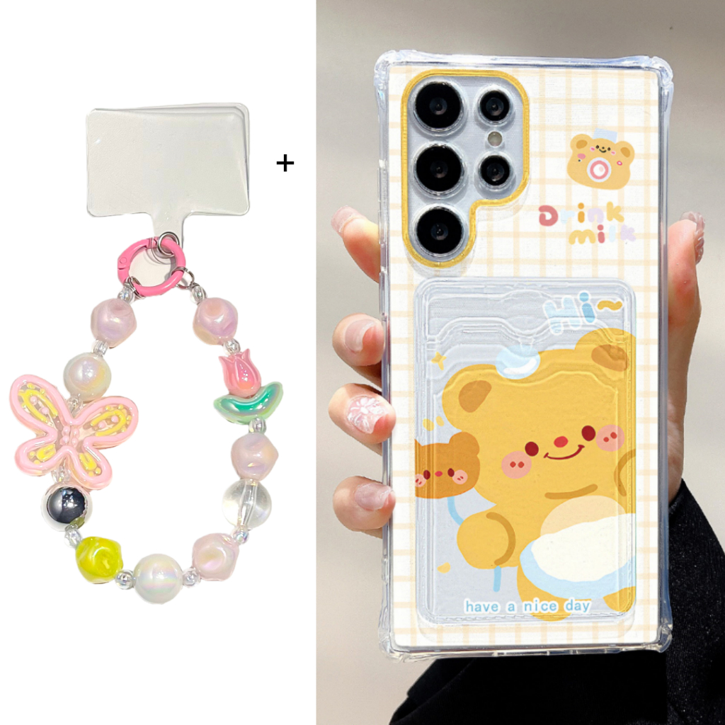 TPU ที่ใส่บัตรเคส For Samsung A56 A17 A16 A55 A36 A26 A05S A06 A07 A35 A73 A71 A25 A22 A54 A15 A05 5G S24 Ultra FE A53