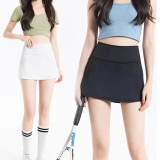 กระโปรงกีฬาเอวสูงสำหรับผู้หญิง ดีไซน์แฟชั่น ระบายอากาศได้ดี …