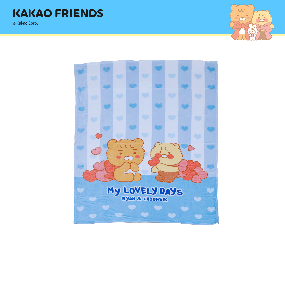 Kakao Friends ผ้าห่ม Flannel 60x80 My Fluffy Friends
