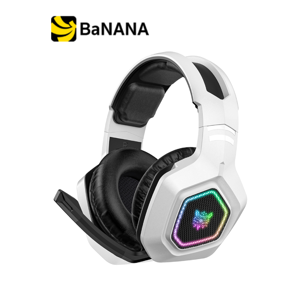หูฟังเกมมิ่ง Onikuma Gaming Headset Kumong B100 Bluetooth 2.4G Wired 3 Mode White by Banana IT
