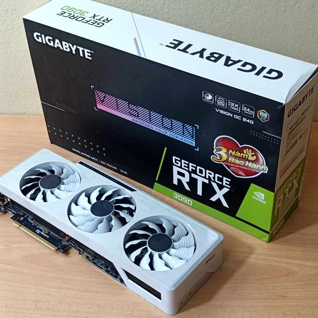 RTX 3090 GIGABYTE VISION OC 24GB GDDR6X สินค้ามือสอง
