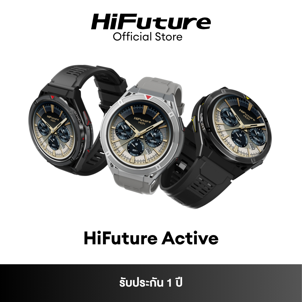 HiFuture Active สมาร์ทวอทช์ มีฟีเจอร์ AI, GPS หน้าจอ AMOLED 1.43 นิ้ว