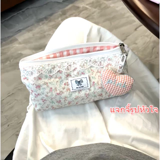 กล่องดินสอความจุใหญ่ ลายสก็อต/ดอกไม้ น่ารัก กระเป๋าปากกา มัลติฟังก์ชั่น ใส่เครื่องเขียน นักเรียน พร้อมส่ง