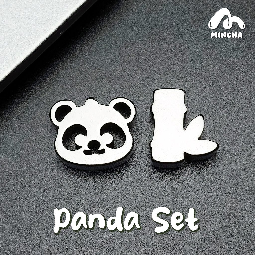 Mincha Panda Set ลูกร่อนผงมัทฉะ ลูกสแตนเลสร่อนชา พร้อมกล่องเก็บ วัสดุสแตนเลส 304  Food Grade