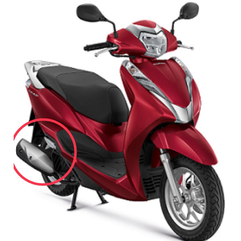 กันร้อน แผ่นกันร้อนท่อไอเสีย HONDA LEAD125 ปี 2021-2025 สีบรอน์เงิน NH411M ยี่ห้อ HMA - รูปที่ 5