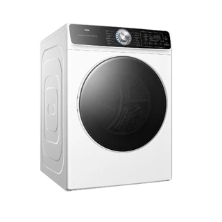 [ ใหม่ ] TCL DRYER เครื่องอบผ้าฝาหน้า ความจุ 9Kg. สีขาว รุ่น WT09KFDYW อบแห้งไวด้วยความร้อน มีโปรแกรมลดรอยยับผ้า