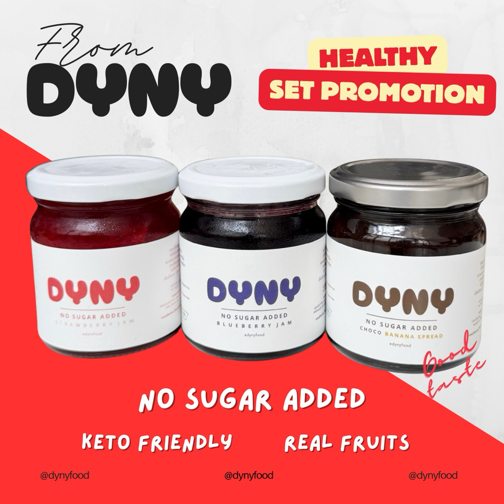 [รวม SET โปรโมชั่นสุดคุ้ม] แยมเพื่อสุขภาพ แยมบลูเบอร์รีและแยมสตรอว์เบอร์รี่