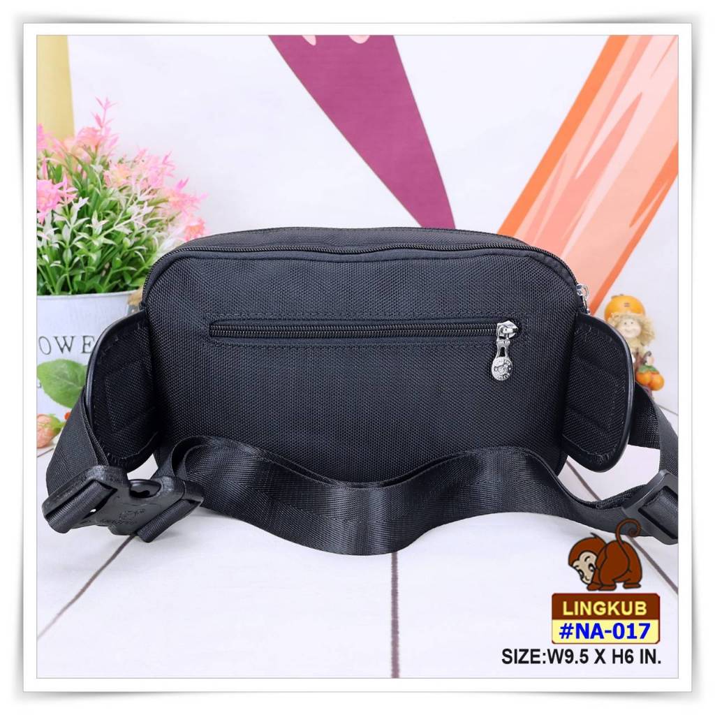 กระเป๋าคาดเอว ผ้านาโน NA-017 ยี่ห้อ LING KUB #คาดเอวแม่ค้า #กระเป๋าคาดเอว #คาดเอวขายของ - รูปที่ 3