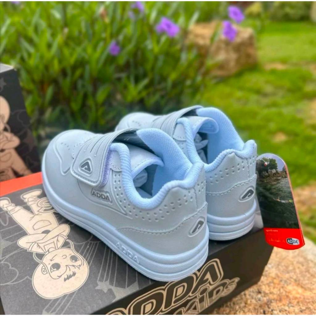 NFshoes  รองเท้านักเรียน ADDA  Limited รุ่น 41G5A ใส่ง่าย เบาสบาย ตีนตุ๊กแกแบบแปะ ใช้ได้ทั้งเด็กชายและเด็กหญิง W/H รูปที่ 5