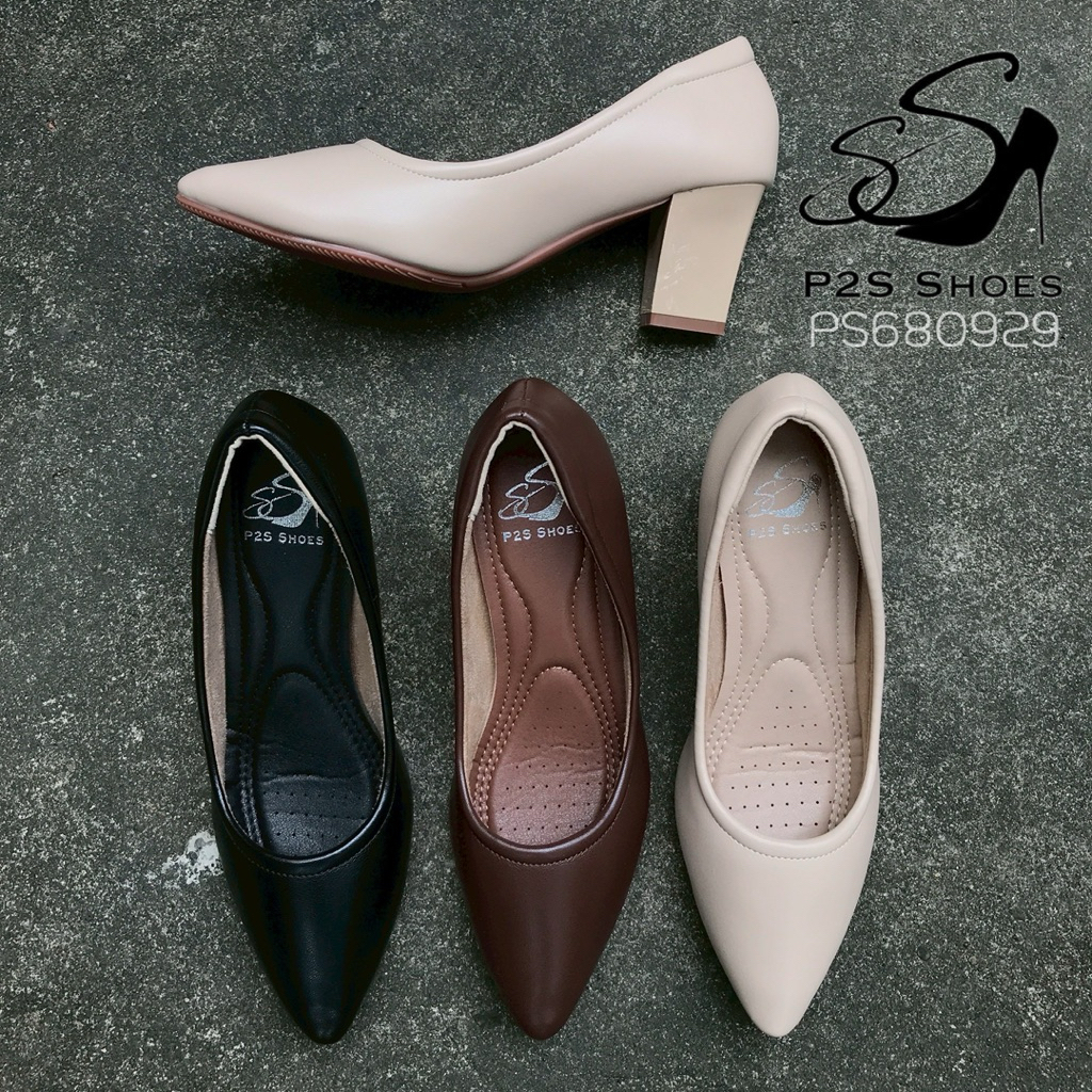 P680929 รองเท้าคัชชูแบรนด์ P2S shoes รับประกันความนุ่ม