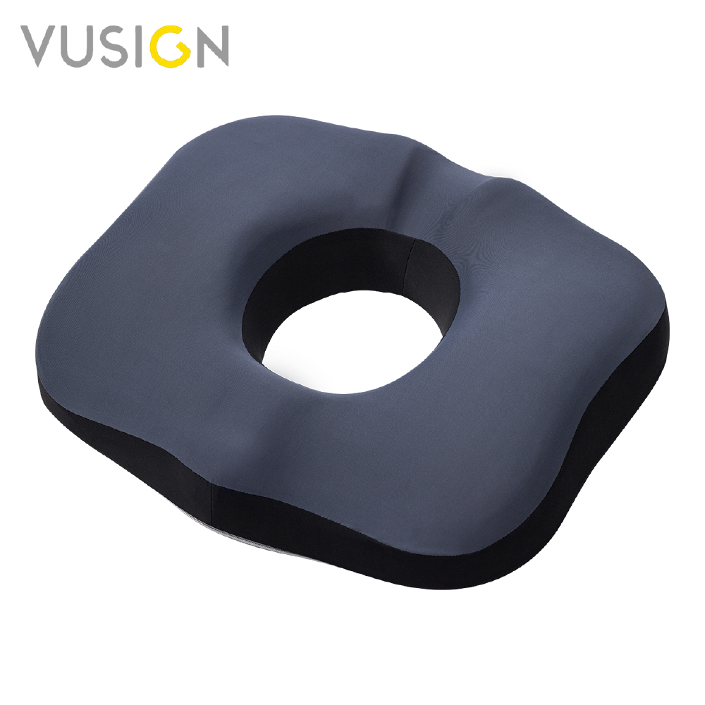 Vusign เบาะรองนั่ง เบาะรองเก้าอี้นุ่มสบาย เบาะลดแรงกดทับ กันลื่น ออกแบบโค้งพิเศษ ระบายอากาศได้ดี Cushion