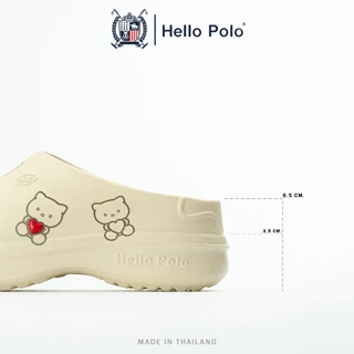 Hello Polo รองเท้าแตะผู้หญิง รองเท้าแมวน่ารัก อ่อนนุ่ม EVA พื้นหนา กันลื่นและทนทาน ลำลอง สะดวกสบายทุกฤดู รุ่น HP8009A