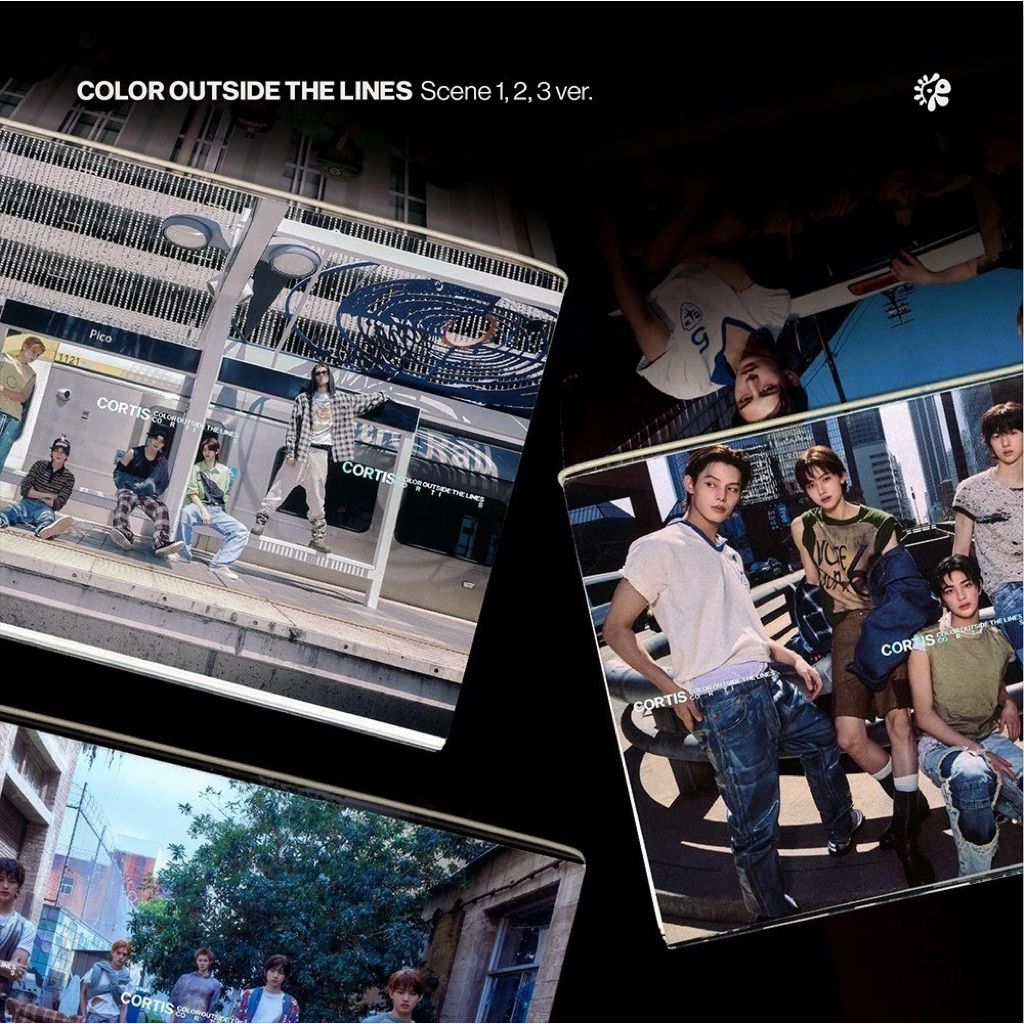พร้อมส่ง CORTIS อัลบั้ม Color Outside the Lines scene 1,2,3
