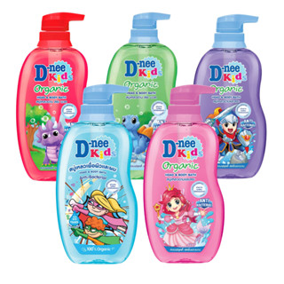 D-nee ดีนี่ คิดส์ สบู่เหลวอาบและสระ ขวดปั๊ม [400 มล.] สบู่อา…