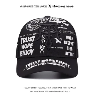 หมวกเบสบอลคุณภาพสูงสำหรับผู้ชายหมวกขอบโค้ง Hip Hop หมวกวินเทจสำหรับผู้หญิง