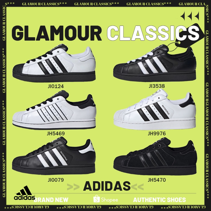 ✅ของแท้100%📦รอพรีออเดอร์📦adidas originals Superstar 2 ทนทาน ระบายอากาศดี รองเท้าทรงต่ำ Unisex JI0124