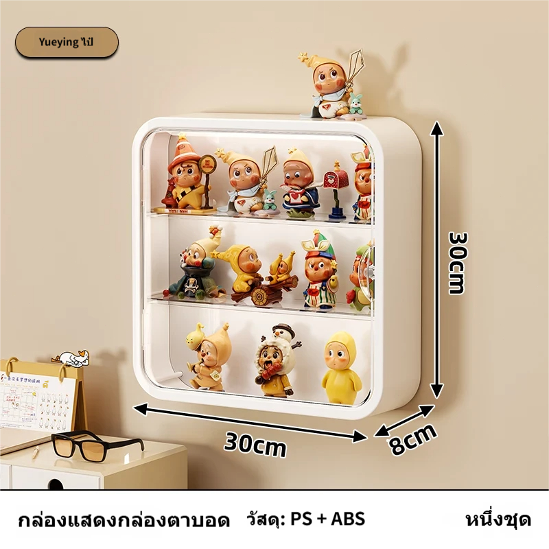 กล่องโชว์โมเดล อะคริลิคใส 3 ชั้น ชั้นวางมินิฟิกเกอร์แอคริลิคโปร่งใส่ Bubble Mart สไตล์ดาว - รูปที่ 5