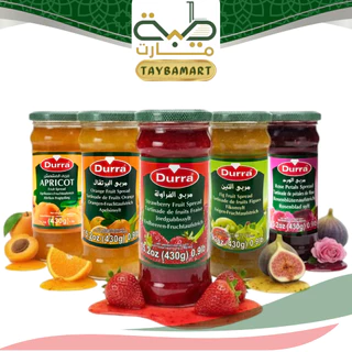 Durra Set สุดคุ้ม แยม 5 รส(430g x 5) Halal Fruit Spread (Rose / Fig / Apricot / Strawberry / Orange)