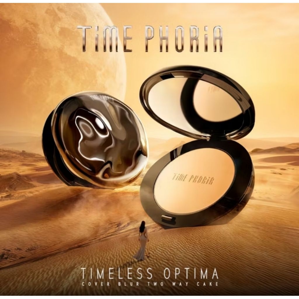 Timephoria Timeless Optima Cover-Blur Skin Perfection Powder Foundation แป้งพัพไทม์ฟอเรีย