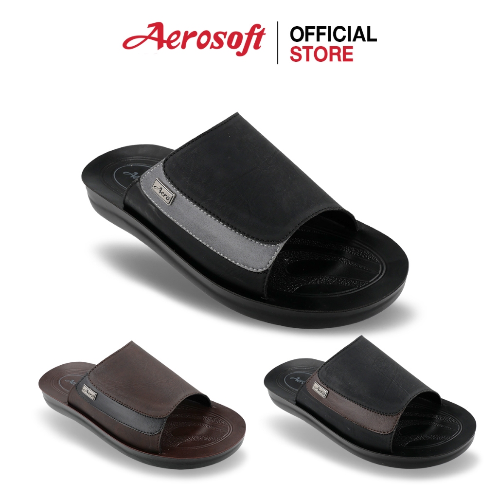Aerosoft  รองเท้าแตะผู้ชายแบบสวมแอโร่ซอฟ รุ่น MA4145