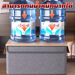[COD]กล่องเก็บเสื้อผ้ามีฝาปิด กล่องเก็บของโครงเหล็ก กล่องใส่เสื้อผ้าพับ พร้อมฝาครอบกันฝุ่น