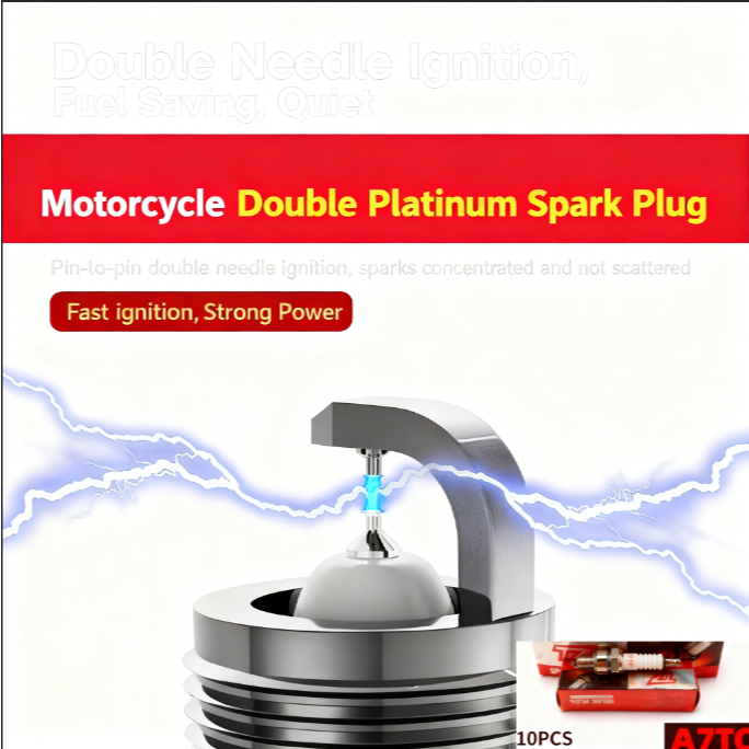 หัวเทียนแท้ TRD A7TC สำหรับ Fino,Mio,Nouvo115 1หัว/1กล่อง หัวเทียนแท้ 100% หัวเทียนมอไซค์ หัวเทียน bosch หัวเทียนฟีโน่ สินค้า