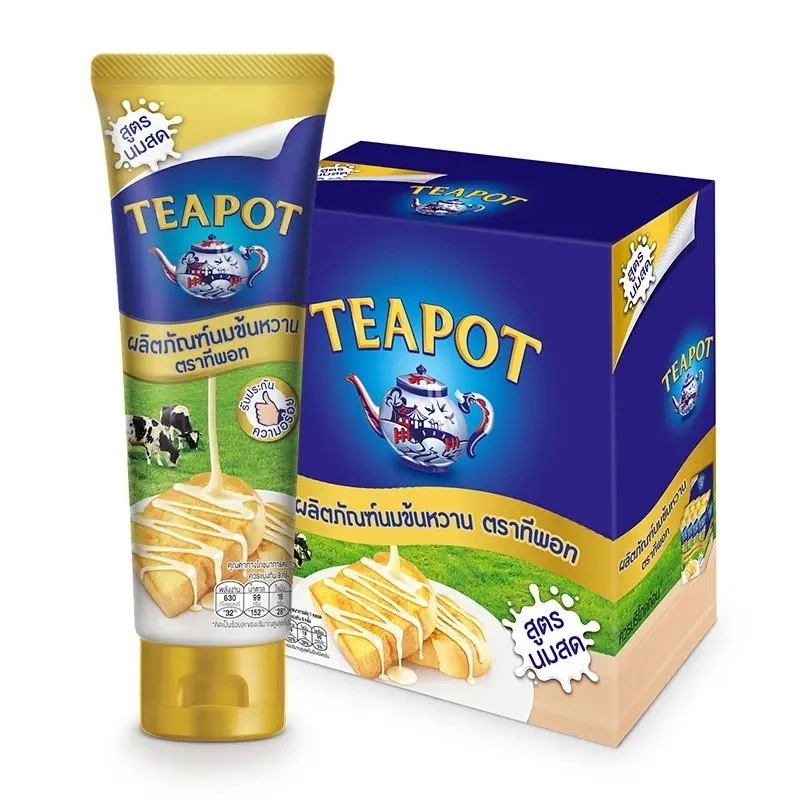 ทีพอท นมข้นหวาน หลอดบีบ