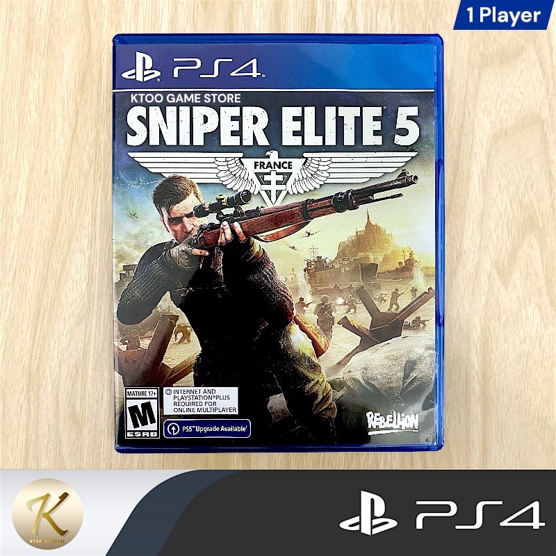 แผ่นเกมส์ PS4 : Sniper Elite 5 (SNIPER ELITE 5) (สไนเปอร์ อีลีต 5) 📍(แผ่นมือสอง) สินค้าพร้อมจัดส่ง