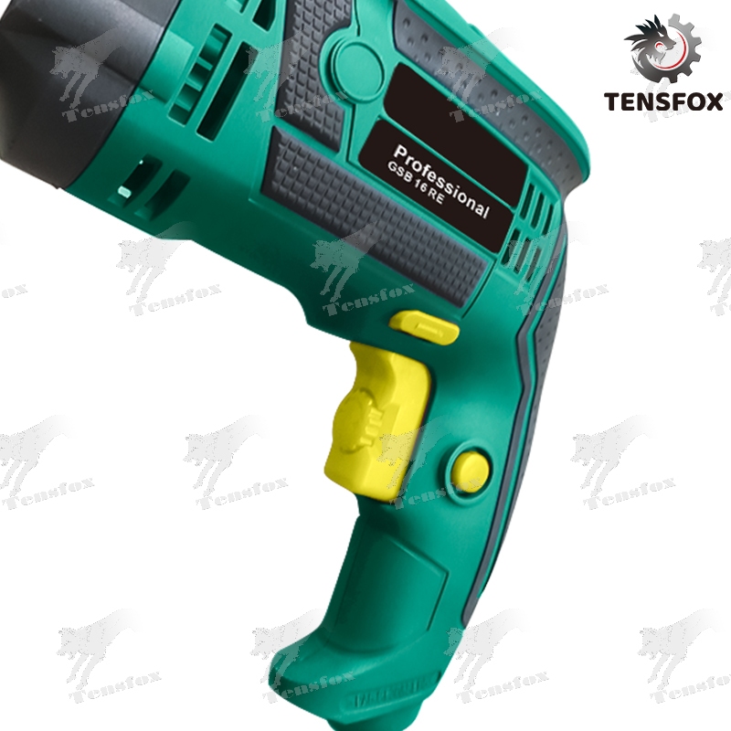 Tensfox สว่านกระแทก เจาะกระแทก สว่านไฟฟ้า 3 หุน 1380W สว่าน เจาะปูน  เหล็ก ไม้ได้ ปรับสปีดได้ เปลี่ยนหัวได้ อุปกรณ์ใหม่ - รูปที่ 7