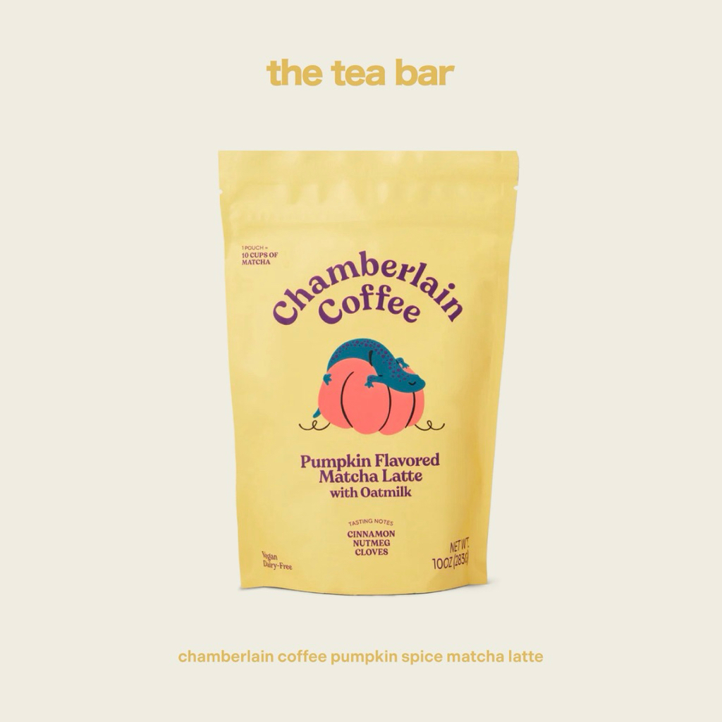 CHAMBERLAIN COFFEE pumpkin spice matcha latte