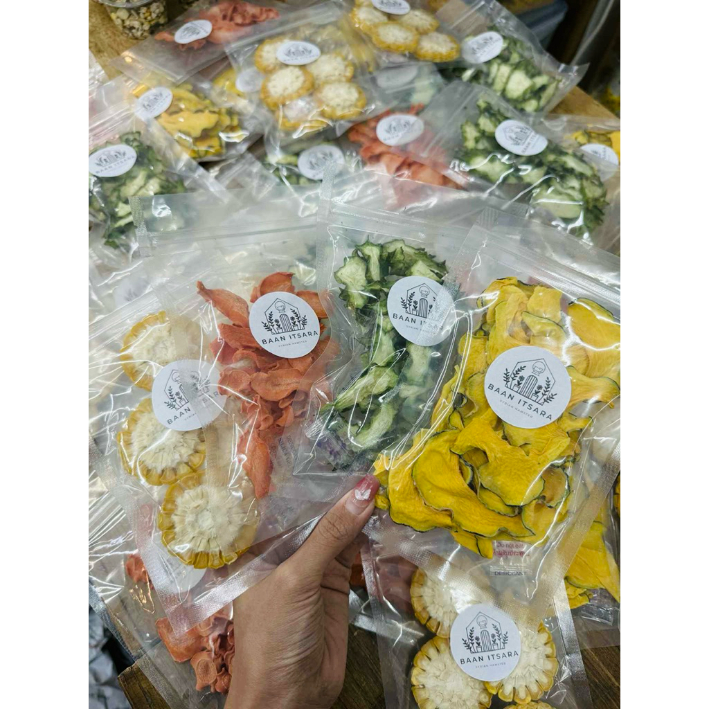 ข้าวโพด ดอกไม้ ผักอบแห้ง บ้านltsara อบใหม่ทุกออเดอร์