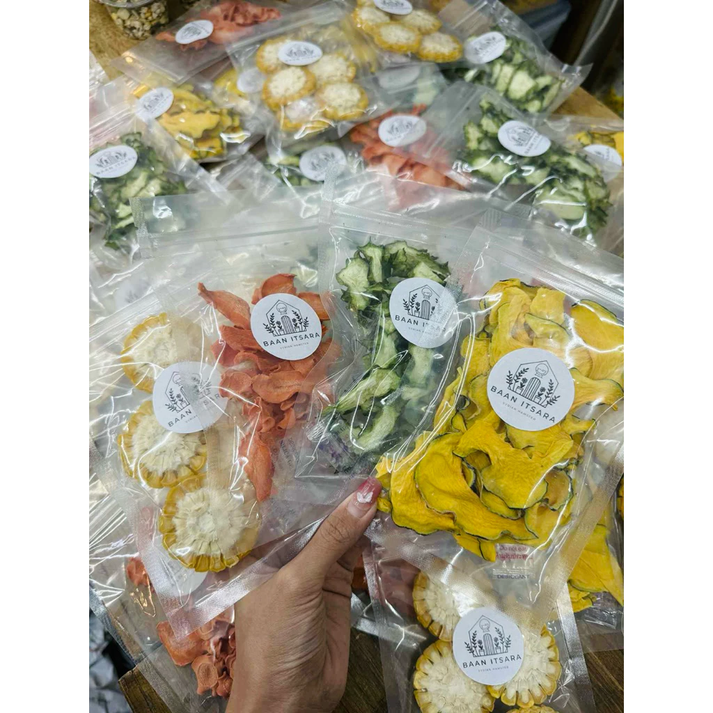 ข้าวโพด ดอกไม้ ผักอบแห้ง บ้านltsara อบใหม่ทุกออเดอร์