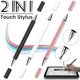 2 In 1 Stylus สมาร์ทดินสอวาดป ปากกาทัชสกรีน ปากกาสไตลัสสำหรับโทรศัพท์มือถือ ปากกาสไตลัสแบบมีความจุ หัวดิสก์