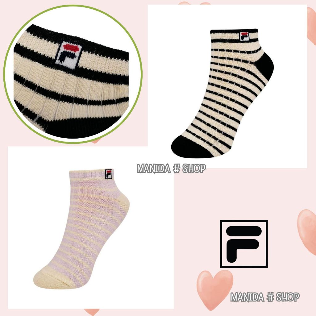 FILA (แท้จาก Shop ) ถุงเท้าผู้ใหญ่ (9) รุ่น RSCT230701U ราคาเต็ม 150 บาท