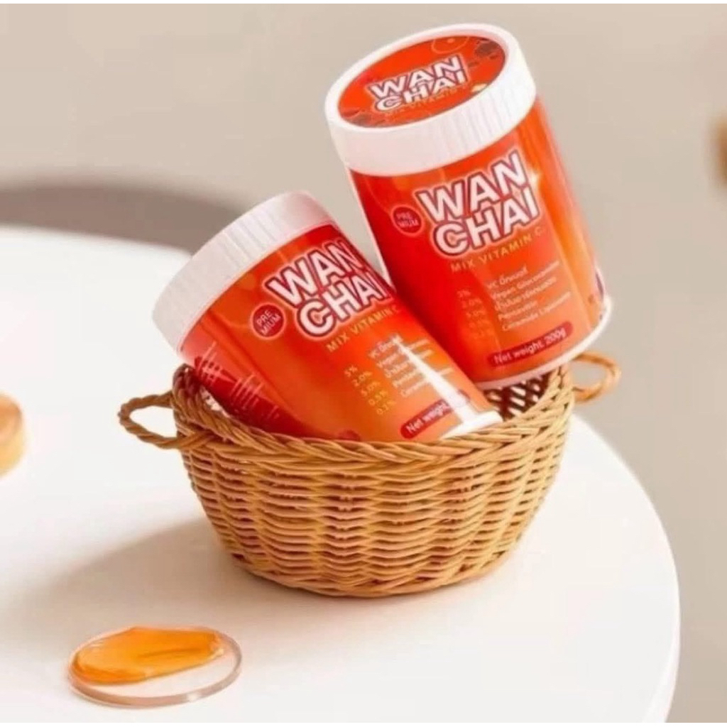 WAN CHAI #ครีมน้องส้มวันชัย  โลชั่นบำรุงผิว ขนาด200กรัม ของแท้100%
